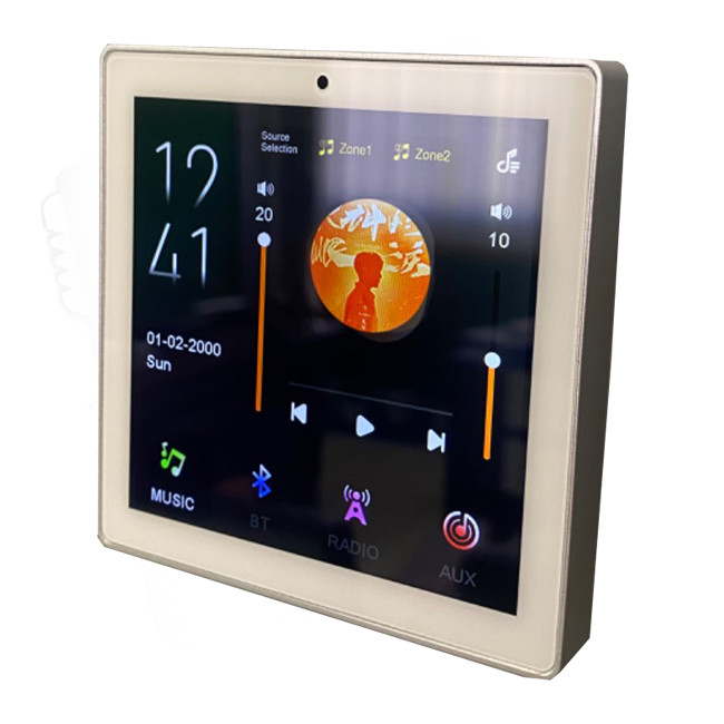 آمپلی فایر تمام لمسی 4 اینچ 4 خروجی مدل JX86E